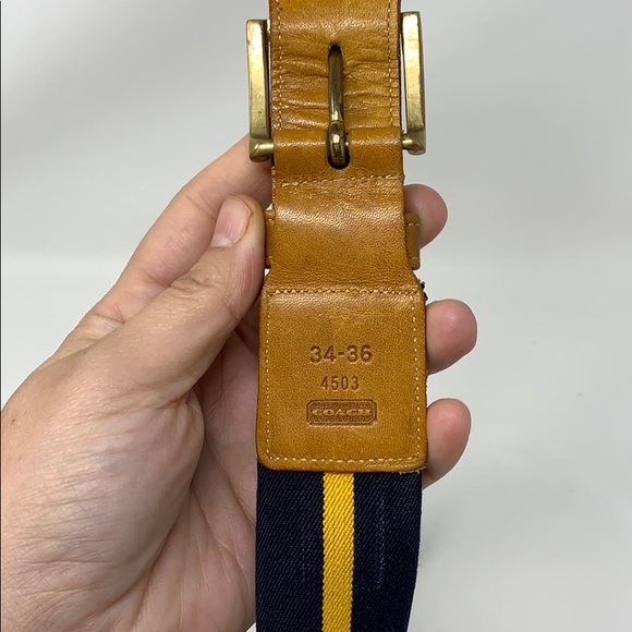 Coach spring belt measures 38 inches - Picture 3 of 8